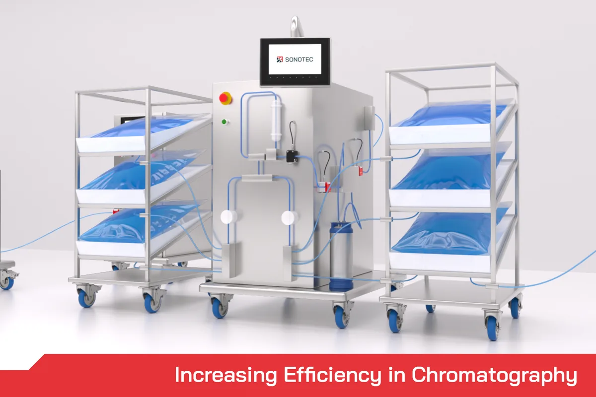 Sắc ký trong bioprocessing với cảm biến siêu âm